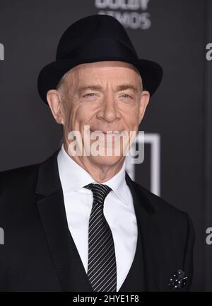 JK Simmons bei der Weltpremiere der Justice League im Dolby Theater in Hollywood, Kalifornien Stockfoto