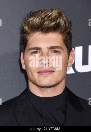 Gregg Sulkin bei der Premiere von Marvel in Los Angeles, USA Stockfoto