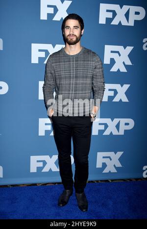 Darren Criss nimmt am FX Starwalk während der Winter TCA Tour 2018 Teil, die am 5. Januar 2018 im Langham Huntington Hotel in Pasadena, CA, stattfand Stockfoto