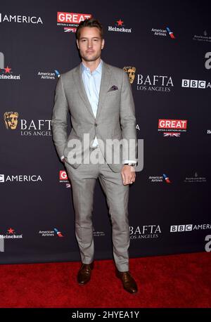 Justin Hartley bei der BAFTA Los Angeles Tea Party 2018, die am 6. Januar 2018 im Four Seasons Hotel Beverly Hills in Los Angeles, CA, stattfand Stockfoto