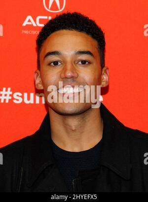 Devon Terrell bei der Premiere von „Ophelia“ während des Sundance Film Festivals 2018, das am 22. Januar 2018 im Eccles Theatre in Park City, UT, stattfand Stockfoto