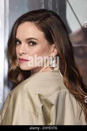 Danielle Panabaker bei der US-Premiere von Tomb Raider in Los Angeles. Stockfoto