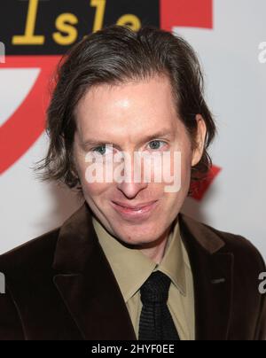 Wes Anderson nimmt an der Vorführung von „Isle of Dogs“ im Metropolitan Museum of Art in New York Teil Stockfoto