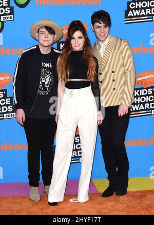 Echosmith bei Nickelodeon's 2018 Kids' Choice Awards, die am 24. März 2018 im Forum in Los Angeles, ca. Stockfoto
