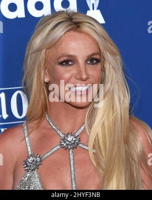 Britney Spears bei der Veranstaltung der GLAAD Media Awards 2018 im Beverly Hilton Hotel am 12. April 2018 in Beverly Hills, Los Angeles Stockfoto