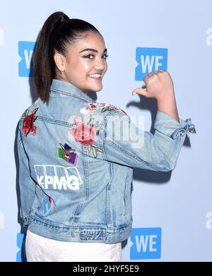 Laurie Hernandez beim WE Day California, der am 19. April 2018 auf dem Forum in Los Angeles, CA, stattfand Stockfoto