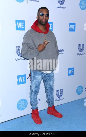 DVSN beim WE Day California, der am 19. April 2018 auf dem Forum in Los Angeles, CA, stattfand Stockfoto