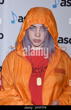 Billie Eilish nimmt an den ASCAP Pop Music Awards 2018 Teil, die im Beverly Hilton Hotel in Beverly Hills, Kalifornien, abgehalten werden Stockfoto