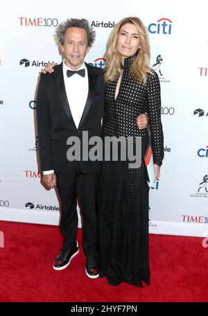 Brian Grazer und seine Frau Veronica Smiley nahmen an der Time 100 Gala im Lincoln Center in New York Teil Stockfoto