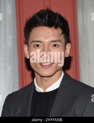 Manny Jacinto nimmt an der Veranstaltung „The Good Place“ FYC im Universal Studios Back Lot am 4. Mai 2018 in Universal City, CA Teil. Stockfoto