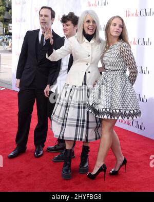 Diane Keaton, Dexter Keaton und Duke Keaton im Paramount Pictures 'Book Club' Los Angeles Premiere im Regency Village Theatre am 6. Mai 2018 in Westwood, ca. Stockfoto