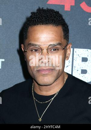 Maxwell nimmt an der Premiere von Fahrenheit 451 Teil, die am 8. Mai 2018 im NYU Skirball Center stattfand. Stockfoto