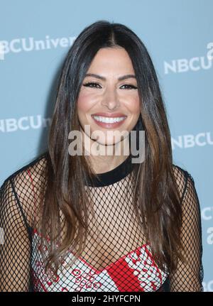 Sarah Shahi nimmt an der NBCUniversal 2018 Upfronts Teil, die am 14. Mai 2018 in der Radio City Music Hall, New York, stattfand. Stockfoto