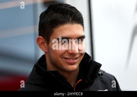 Aktenfoto vom 16-07-2017 von Esteban Ocon, Alpine. Ausgabedatum: Dienstag, 15. März 2022. Stockfoto