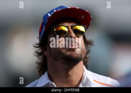Aktenfoto vom 06-07-2018 von Fernando Alonso von Alpine. Ausgabedatum: Dienstag, 15. März 2022. Stockfoto