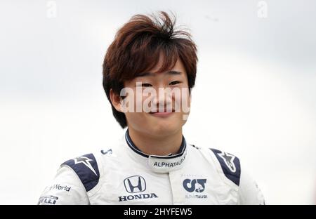 Aktenfoto vom 15-07-2021 von AlphaTauris Yuki Tsunoda. Ausgabedatum: Dienstag, 15. März 2022. Stockfoto
