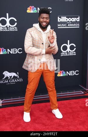 Khalid bei den Billboard Music Awards 2018 in der MGM Grand Garden Arena Stockfoto