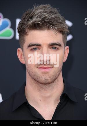 Andrew Taggart und die Chainsmokers bei den Billboard Music Awards 2018, die am 20. Mai 2018 in der MGM Grand Garden Arena in Las Vegas, NV, abgehalten wurden. Stockfoto