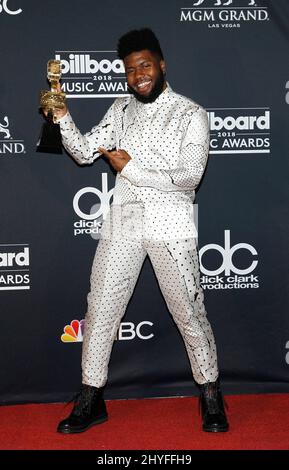 Khalid bei den Billboard Music Awards 2018, die am 20. Mai 2018 in der MGM Grand Garden Arena in Las Vegas, USA, verliehen wurden Stockfoto