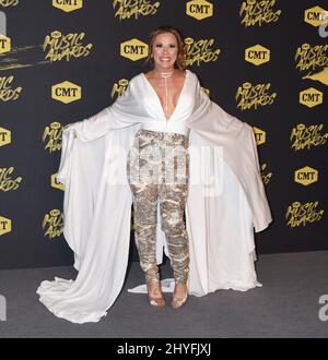 Mickie James bei den CMT Music Awards 2018, die am 6. Juni 2018 in der Bridgestone Arena in Nashville, Tennessee, abgehalten wurden Stockfoto