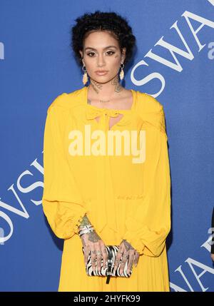 Kehlani bei den CFDA Fashion Awards 2018, die am 4. Juni 2018 im Brooklyn Museum in Brooklyn, NY, verliehen wurden Stockfoto