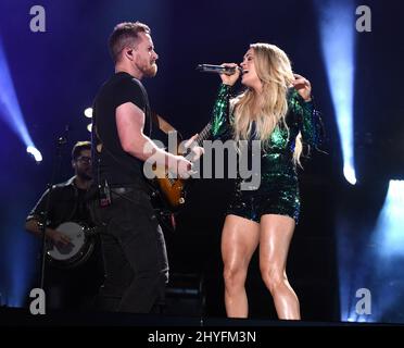 Carrie Underwood tritt beim CMA Fest 2018 auf, das am 8. Juni 2018 im Nissan Stadium in Nashville, Tennessee, stattfand Stockfoto