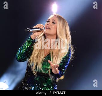 Carrie Underwood tritt beim CMA Fest 2018 auf, das am 8. Juni 2018 im Nissan Stadium in Nashville, Tennessee, stattfand Stockfoto