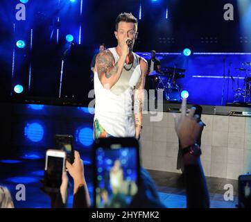 Tyler Hubbard von Florida Georgia Line tritt beim CMA Fest 2018 auf, das am 10. Juni 2018 im Nissan Stadium in Nashville, Tennessee, stattfand Stockfoto