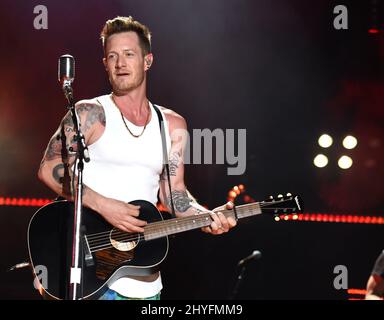 Tyler Hubbard von Florida Georgia Line tritt beim CMA Fest 2018 auf, das am 10. Juni 2018 im Nissan Stadium in Nashville, Tennessee, stattfand Stockfoto