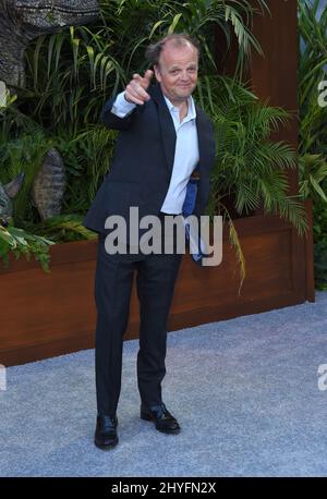 Toby Jones bei der Premiere von „Jurassic World: Fallen Kingdom“ in Los Angeles, die am 12. Juni 2018 in der Walt Disney Concert Hall in Los Angeles, CA, stattfand. Stockfoto