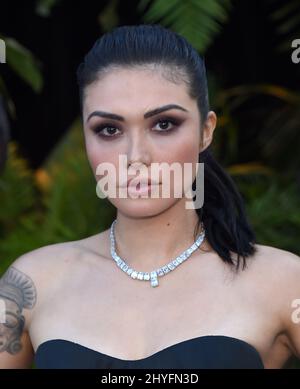 Daniella Pineda bei der Premiere von „Jurassic World: Fallen Kingdom“ in Los Angeles, die am 12. Juni 2018 in der Walt Disney Concert Hall in Los Angeles, CA, stattfand. Stockfoto