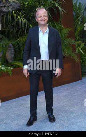 Toby Jones bei der Premiere von „Jurassic World: Fallen Kingdom“ in Los Angeles, die am 12. Juni 2018 in der Walt Disney Concert Hall in Los Angeles, CA, stattfand. Stockfoto