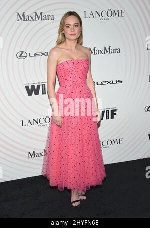 Brie Larson bei der Ankunft bei den WIF 2018 Crystal + Lucy Awards, die am 13. Juni 2018 im Beverly Hilton Hotel in Beverly Hills verliehen wurden Stockfoto