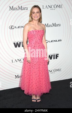 Brie Larson bei der Ankunft bei den WIF 2018 Crystal + Lucy Awards, die am 13. Juni 2018 im Beverly Hilton Hotel in Beverly Hills, CA, verliehen wurden. Stockfoto