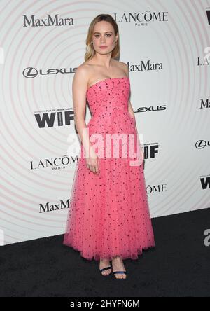 Brie Larson bei der Ankunft bei den WIF 2018 Crystal + Lucy Awards, die am 13. Juni 2018 im Beverly Hilton Hotel in Beverly Hills, CA, verliehen wurden. Stockfoto