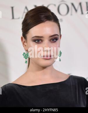 Katherine Langford bei der Ankunft bei den WIF 2018 Crystal + Lucy Awards, die am 13. Juni 2018 im Beverly Hilton Hotel in Beverly Hills, CA, verliehen wurden. Stockfoto