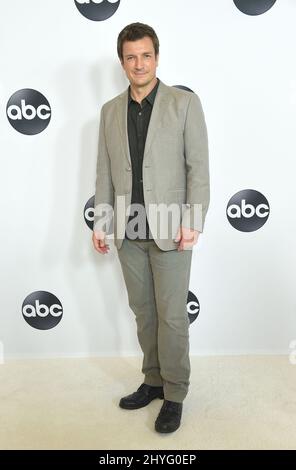 Nathan Fillion bei der TCA Summer Press Tour zu den weißen Teppichen von ABC, die am 7. August 2018 im Beverly Hilton Hotel in Beverly Hills, CA, stattfand. Stockfoto