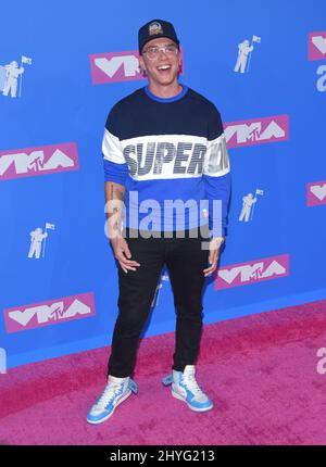 Logik bei den MTV 'VMAs' 2018, die am 20. August 2018 in der Radio City Music Hall in New York City, NY, abgehalten wurden Stockfoto