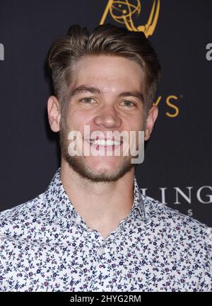 Lucas Adams bei den Daytime Television Stars feiert die Emmy Awards-Saison 70. beim Empfang der Exclusive Television Academy in der Television Academy Stockfoto