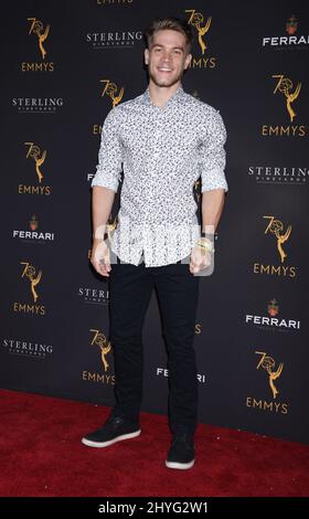Lucas Adams bei den Daytime Television Stars feiert die Emmy Awards-Saison 70. beim Empfang der Exclusive Television Academy in der Television Academy Stockfoto
