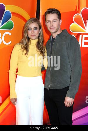 Melissa Roxburgh und Josh Dallas nahmen an der NBC Fall New York Junket im Four Seasons Hotel New York am 6. September 2018 Teil. Stockfoto