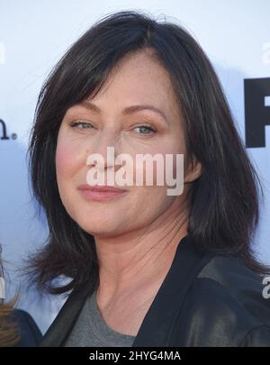 Shannen Doherty bei der 2018 Stand Up to Cancer (SU2C) Sendung, die am 7. September 2018 im Barker Hangar am Santa Monica Airport stattfand Stockfoto