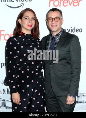 Maya Rudolph & Fred Armisen bei der Amazons 'Forever' Premiere im Whitby Theater am 10. September 2018. Stockfoto