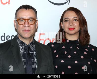 Fred Armisen & Maya Rudolph bei der Amazons 'Forever' Premiere im Whitby Theater am 10. September 2018. Stockfoto