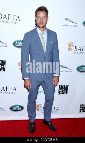 Justin Hartley nahm an der BAFTA Los Angeles + BBC America TV Tea Party 2018 im Beverly Hilton Hotel Teil Stockfoto