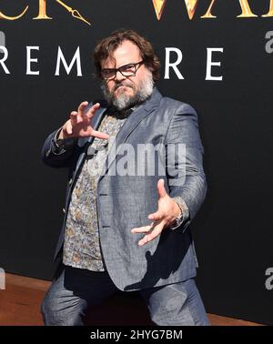 Jack Black kommt bei der Premiere „The House with A Clock in its Walls“ an, die am 16. September 2018 im TCL Chinese Theatre IMAX in Hollywood, ca. Stockfoto