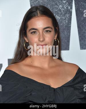 Alanna Masterson bei der Premiere der Saison 9 im DGA Theatre Complex Stockfoto