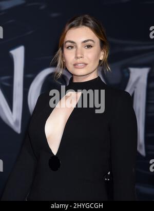 Sophie Simmons kommt zur Premiere von „Venom“ am 1. Oktober 2018 im Regency Village Theater in Westwood, Los Angeles Stockfoto