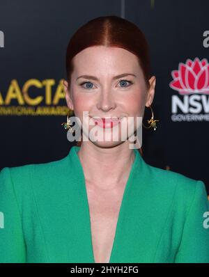 Emma Booth bei den AACTA International Awards 8., die am 4. Januar 2019 im Mondrian Los Angeles in West Hollywood, CA, verliehen wurden. Stockfoto