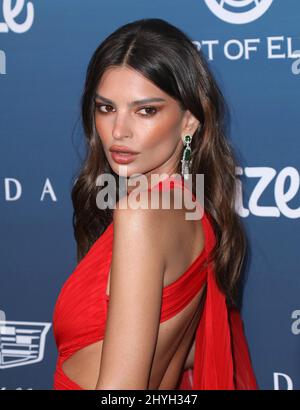 Emily Ratajkowski kommt zur jährlichen Black Tie Artistic Experience 'HEAVEN' von Art of Elysium 12., die am 5. Januar 2019 in Los Angeles an einem privaten Veranstaltungsort stattfand Stockfoto